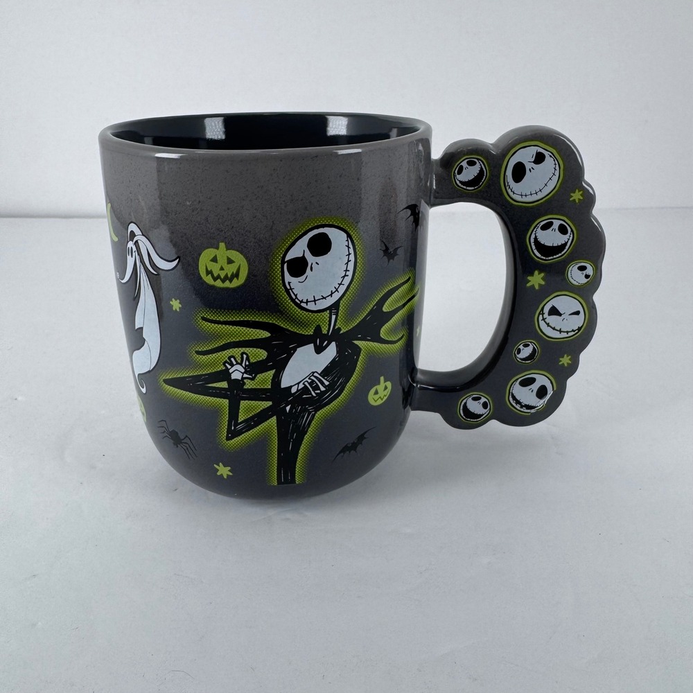 Nightmare Before Christmas Zak Mug‎ Black Jack Skellington Sculpted Handle